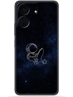 Astronaut design Soft Mobile Cover for Xiaomi Redmi 13C (4G)