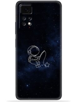 Astronaut design Soft Mobile Cover for Xiaomi Redmi Note 11 Pro (5G)
