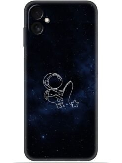 Astronaut design Soft Mobile Cover for Samsung Galaxy A04E