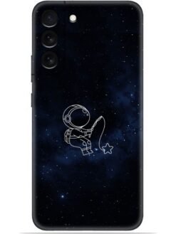 Astronaut design Soft Mobile Cover for Samsung Galaxy S22 (5G)