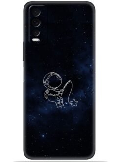 Astronaut design Soft Mobile Cover for Vivo Y20/Y20i/Y20s/Y20A/Y20G/Y20T