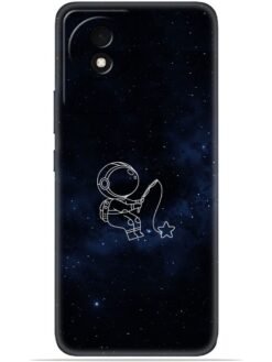 Astronaut design Soft Mobile Cover for Vivo Y02/Y02T