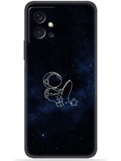 Astronaut design Soft Mobile Cover for Vivo T1 (5G)
