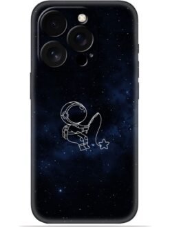 Astronaut design Soft Mobile Cover for Apple Iphone 15 Pro