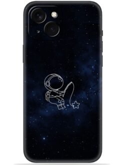 Astronaut design Soft Mobile Cover for Apple Iphone 14 Plus