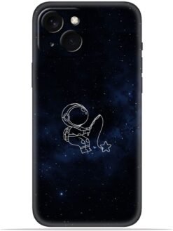 Astronaut design Soft Mobile Cover for Apple Iphone 14