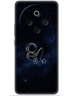 Astronaut design Soft Mobile Cover for Iqoo Z10 (5G)