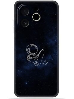 Astronaut design Soft Mobile Cover for Tecno Pop 9 (5G)
