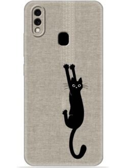 Black cat design Soft Silicone Mobile Case for Vivo Y95