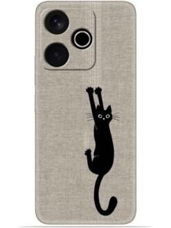 Black cat design Soft Silicone Mobile Case for Xiaomi Redmi 13 (5G)
