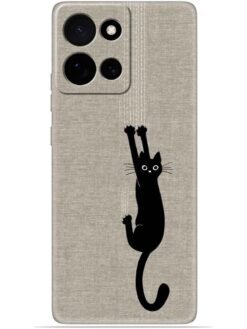 Black cat design Soft Mobile Cover for Motorola Moto Edge 50 (5G)