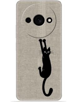 Black cat design Soft Mobile Cover for Xiaomi Redmi A3 (2024)
