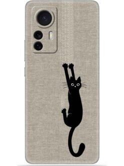 Black cat design Soft Mobile Cover for Xiaomi Mi 12 Pro (5G)