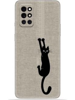 Black cat design Soft Mobile Cover for Oneplus 8T (5G)