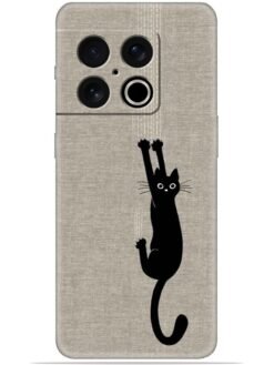 Black cat design Soft Mobile Cover for Oneplus 10 Pro (5G)