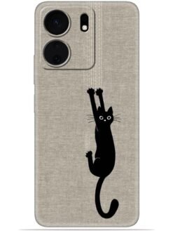 Black cat design Soft Mobile Cover for Xiaomi Redmi 13C (4G)