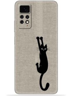 Black cat design Soft Mobile Cover for Xiaomi Redmi Note 11 Pro Plus (5G)