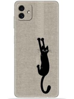 Black cat design Soft Mobile Cover for Samsung Galaxy A04