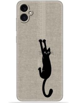 Black cat design Soft Mobile Cover for Samsung Galaxy A05