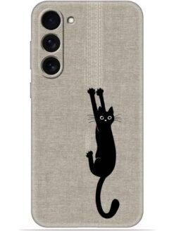 Black cat design Soft Mobile Cover for Samsung Galaxy S23 (5G)
