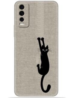 Black cat design Soft Mobile Cover for Vivo Y20/Y20i/Y20s/Y20A/Y20G/Y20T