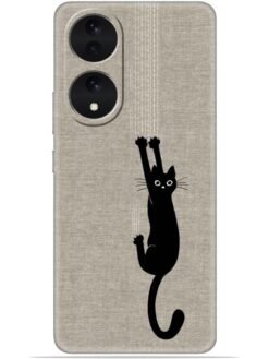 Black cat design Soft Mobile Cover for Vivo Y100 (5G)/Y100A (5G)