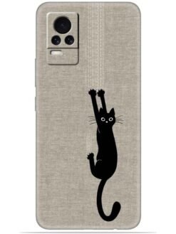 Black cat design Soft Mobile Cover for Vivo Y73