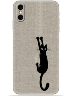 Black cat design Soft Mobile Cover for Apple Iphone Xs Max
