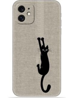 Black cat design Soft Mobile Cover for Apple Iphone 11