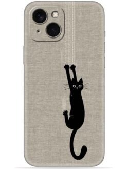 Black cat design Soft Mobile Cover for Apple Iphone 14 Plus