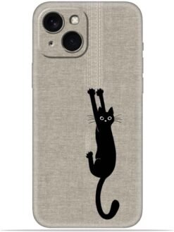 Black cat design Soft Mobile Cover for Apple Iphone 14