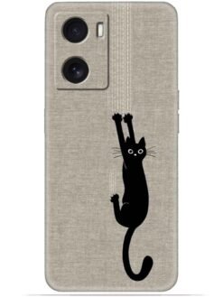 Black cat design Soft Silicone Mobile Case for Oppo A57 (4G)