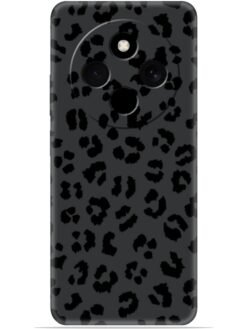 Black leopard print Soft Silicone Mobile Case for Xiaomi Redmi A4 (5G)