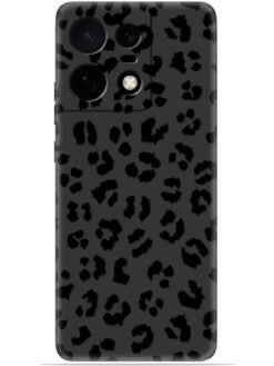 Black leopard print Soft Mobile Cover for Motorola Moto Edge 50 Pro (5G)
