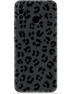 Black leopard print Soft Mobile Cover for Tecno Spark Go (2021)