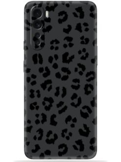 Black leopard print Soft Mobile Cover for Oneplus Nord