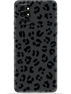 Black leopard print Soft Mobile Cover for Oneplus 8T (5G)