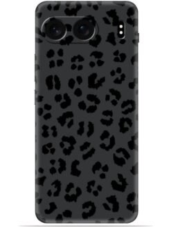 Black leopard print Soft Mobile Cover for Oneplus Nord 4 (5G)