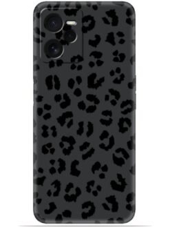 Black leopard print Soft Mobile Cover for Realme C35