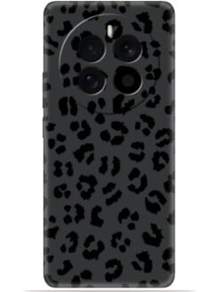 Black leopard print Soft Mobile Cover for Realme 12 Pro Plus (5G)