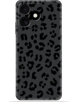 Black leopard print Soft Mobile Cover for Realme Narzo N53