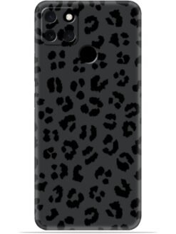 Black leopard print Soft Mobile Cover for Realme C21Y