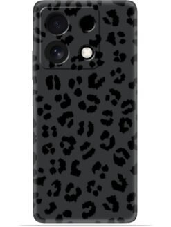 Black leopard print Soft Mobile Cover for Xiaomi Redmi Note 13 Pro (5G)