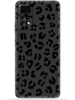 Black leopard print Soft Mobile Cover for Xiaomi Redmi Note 11