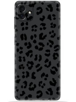 Black leopard print Soft Mobile Cover for Samsung Galaxy A04