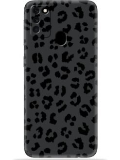 Black leopard print Soft Mobile Cover for Samsung Galaxy M21 (2021)