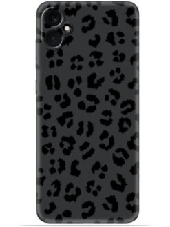 Black leopard print Soft Mobile Cover for Samsung Galaxy A05