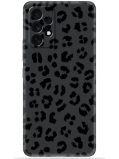 Black leopard print Soft Mobile Cover for Samsung Galaxy A73 (5G)
