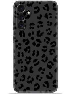 Black leopard print Soft Mobile Cover for Samsung Galaxy S24 (5G)