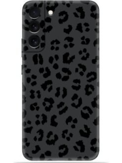 Black leopard print Soft Mobile Cover for Samsung Galaxy S22 (5G)